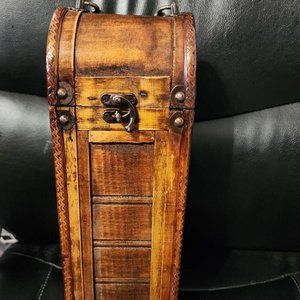 Wooden Single Wine Bottle Carrier